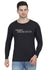 HiFlyers Mens Anthra Regular FitPrinted Round Neck Full Sleev Tshirt