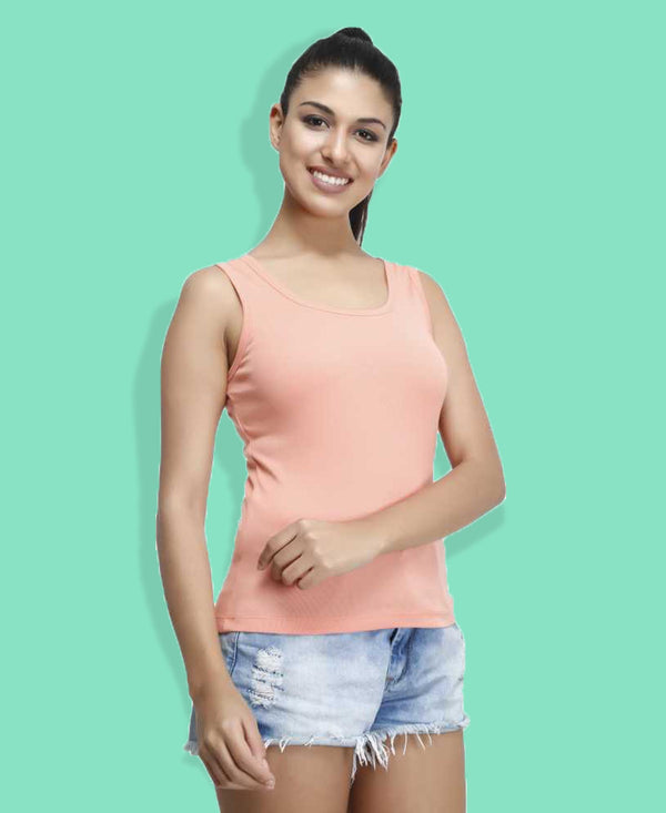 T.T. Womens Desire Cotton Spandex Tanktop Pack Of 3