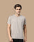 T.T. Men’S Organic Cotton T-Shirt|Melange Slim Fit Tees For Men | Round Neck|Regular Fit|Anti-Bacterial & Lightweight | Ideal For Gym/Sports Activities|Brown