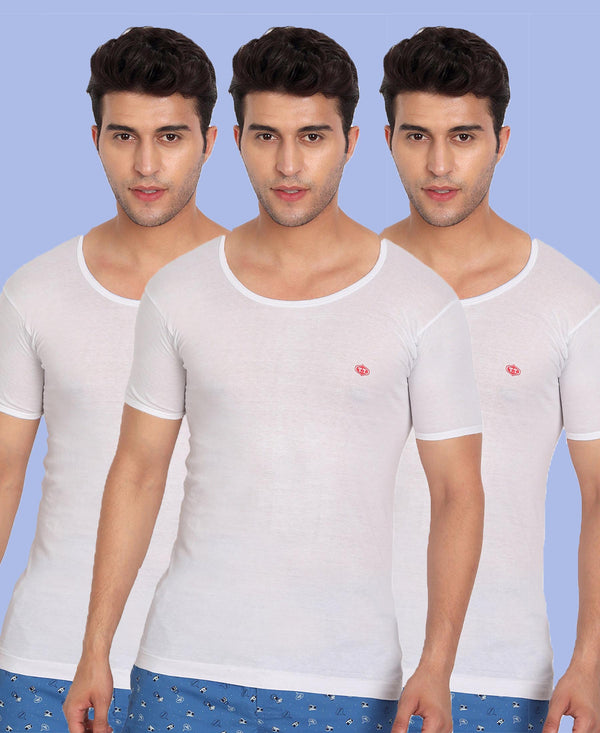 T.T. Men Titanic Shrink Control Vest (Pack Of 3)