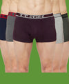 T.T. Mens Desire Fashion Top Elastic Trunk Pack Of 5 Anthra-Grey-Maroon-Olive-Navy
