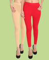 HiFlyers Women Ankle Length Leggings Pack Of 2