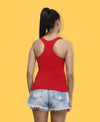 T.T. Women Red Racerback Vest