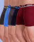 T.T. Men Jazz Top Elastic Long Trunk Pack Of 5 (Anthra - Grey - Red - Sky - Navy)