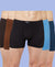T.T. Mens Jazz Fine Long Inner Elastic TrunkPack Of 5 Black-Blue-Brown-Sky-Mustard