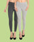 HiFlyers Women Ankle Length Leggings Pack Of 2