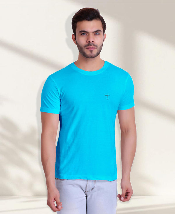T.T. Cool Men T-Shirt Cyan