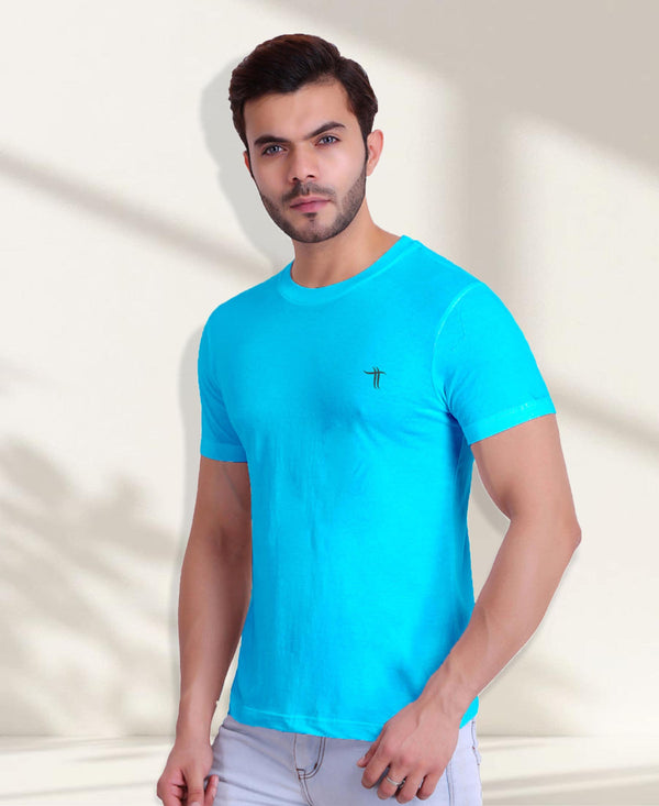 T.T. Cool Men T-Shirt Cyan