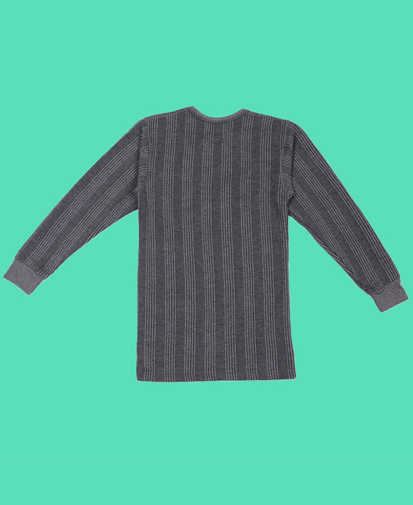 T.T. Kids Elite Plain Thermal Vest Pack Of 1 Anthra