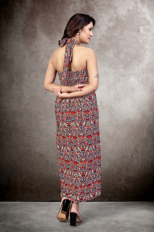 Rainbow petal maxi