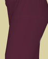 T.T. Women Solid Chudidar Cotton Lycra Cool Leggings -Bright Maroon