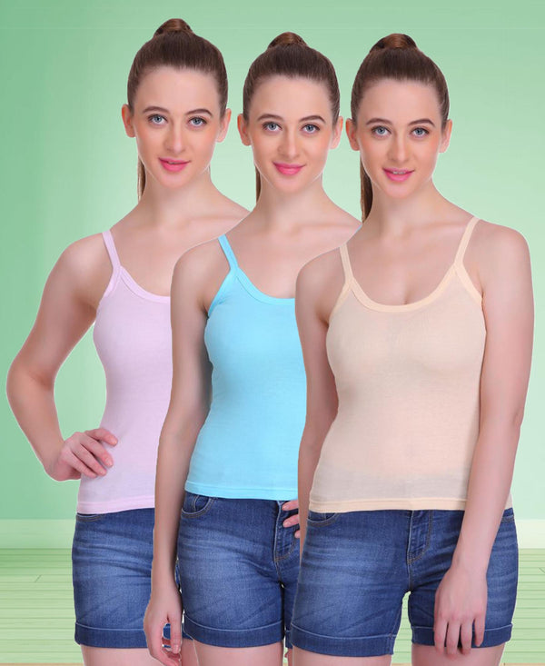 T.T. Womens Pearl Slips Pack Of 3