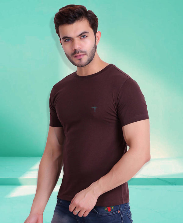 T.T. Cool Men T-Shirt Brown
