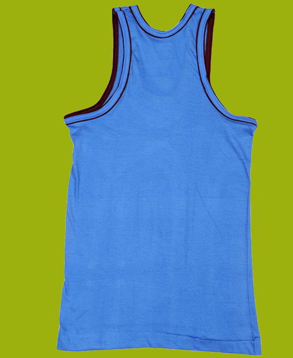 T.T. Kids Titanic Piping Dyed Vest Pack Of 3 Navy-Sky-Black