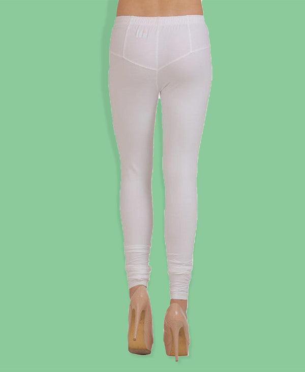 T.T. Women Churidar Leggings White