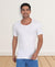 T.T. Men Interlock Half Sleeve Pack Of 2 White Pure Cotton Vest