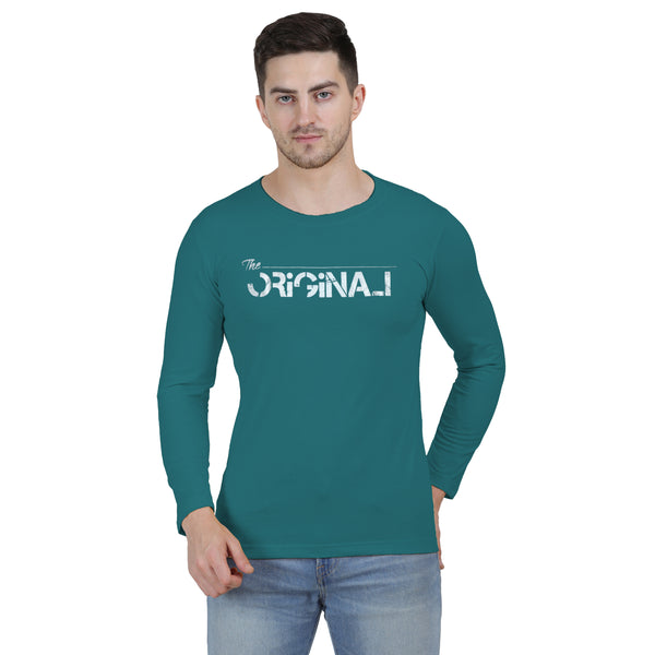HiFlyers Mens Airforce Regular FitPrinted Round Neck Full Sleev Tshirt