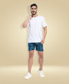T.T. Men Regular Fit Cotton Polyster Printed Short With Zip Pocket Pack Of 1-Airforce