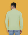Hiflyers Men|Regular Fit|Chest Printed Cotton Fleece|Soft Stylish Casual Winter Wear Sweatshirt|Green-P9