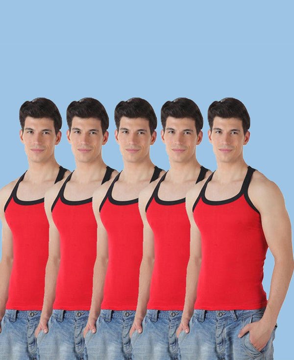 T.T. Mens Gym Vest Pack Of 5