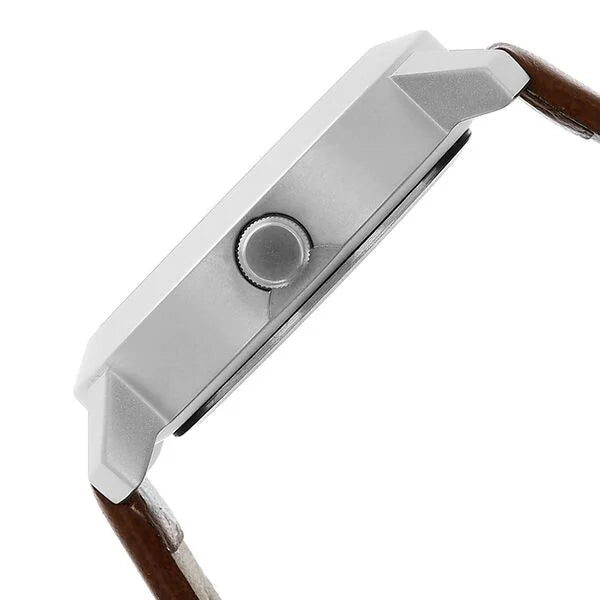 Quartz Analog White Dial Watch for Guys - 3120SL01