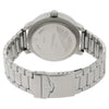 Quartz Analog Black Dial Stainless Steel Strap Watch for Guys