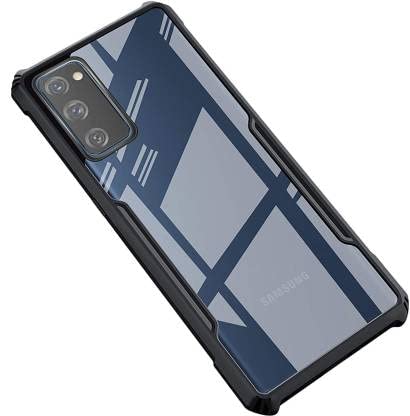 Mobielectro Camera Bump Protection | Slim Stylish 360 Protection Design |Crystal Clear | Shockproof Eagle Back Cover for Samsung A03S - Black
