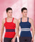 T.T. Men DesignerGym Vest Pack Of 2 Blue-Grey -Red-Blue