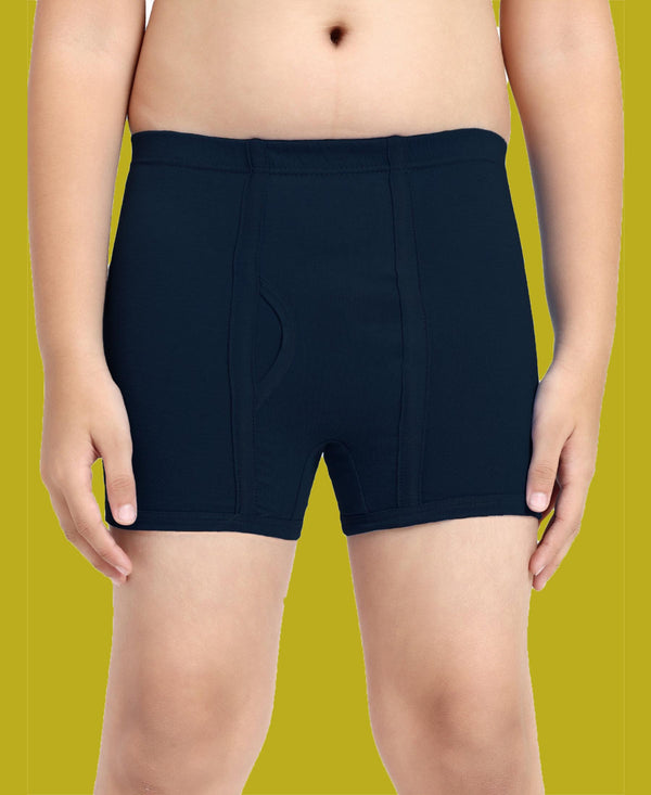 T.T. Boys |Regular Fit|Breathable & Soft Innerwear|Front Open Kids Trunks| Pure Cotton |Jazz Fine Long Inner Elastic Trunks|Boys Trunks Pack Of 5-Assorted