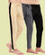 T.T. Men Regular Fit Poly Jersey Cut And Sew Trackpant Pack Of 3-Black-Grey-Skin
