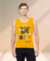 T.T. Men Printed Muscle Tees Pack Of 1 Orange