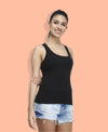 T.T. Women Black Racerback Vest