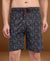 T.T. Men Regular Fit Cotton Polyster Printed Short With Zip Pocket Pack Of 1-Brown