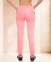 T.T. Women 100% Cotton Interlock Fabric Pink Track Pant