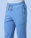 T.T. Men|Cotton Trackpant With Zipper Pocket|Regular Fit|Elastic Waist With Drawstring, Ultra Soft Stretch Fabric – Gym, Sports & Casual Wear With Side Piping||Blue