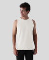 Almo Men’S Cotton Vest|Premium Melange Cotton|Regular Fit|Soft, Breathable, Fade-Resistant | Anti-Bacterial & Lightweight | Ideal For Gym/Sports Activities|Pack Of 2|Ice Melt::White