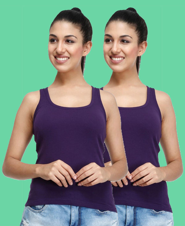 T.T. Women Purple Racerback Vest