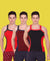 T.T. Men DesignerGym Vest Pack Of 3 Black-Red-Red-Black-Maroon-Navy