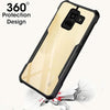 Mobielectro Camera Bump Protection | Slim Stylish 360 Protection Design |Crystal Clear | Shockproof Eagle Back Cover for Samsung J6 - Black