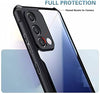 Mobielectro Camera Bump Protection | Slim Stylish 360 Protection Design |Crystal Clear | Shockproof Eagle Back Cover for Oppo A74 4G - Black