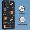 Mobielectro Cute Fun Cartoon 3DBear Coffee Case for Vivo V70 FE - Black