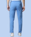 T.T. Men|Cotton Trackpant With Zipper Pocket|Regular Fit|Elastic Waist With Drawstring, Ultra Soft Stretch Fabric – Gym, Sports & Casual Wear With Side Piping||Blue