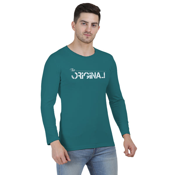 HiFlyers Mens Airforce Regular FitPrinted Round Neck Full Sleev Tshirt