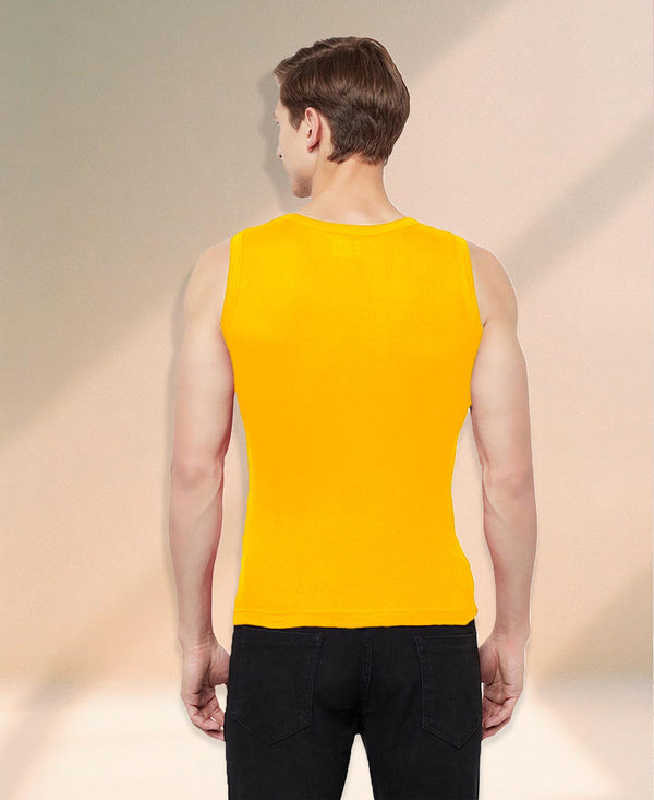 T.T. Men|Cool Tees|100% Cotton|Printed| Regular Fit |Round Neck Muscle Tshirts|Pack Of 2|Orange::Olive