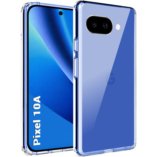 Mobielectro Clear Transparent Shockproof Scratch Resistant Protective Phone Case for Pixel 10A