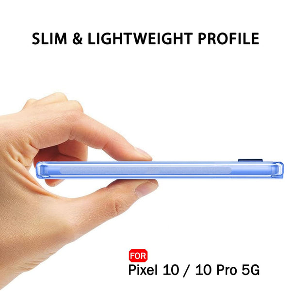 Mobielectro Clear Transparent Shockproof Scratch Resistant Protective Phone Case for Pixel 10