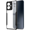 Mobielectro Camera Bump Protection | Slim Stylish 360 Protection Design |Crystal Clear | Shockproof Eagle Back Cover for Samsung A06 - Black