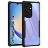 Mobielectro Camera Bump Protection | Slim Stylish 360 Protection Design |Crystal Clear | Shockproof Eagle Back Cover for Samsung A34 5G - Black