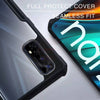Mobielectro Camera Bump Protection | Slim Stylish 360 Protection Design |Crystal Clear | Shockproof Eagle Back Cover for Realme 7 - Black