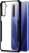 Mobielectro Camera Bump Protection | Slim Stylish 360 Protection Design |Crystal Clear | Shockproof Eagle Back Cover for Realme 6 - Black